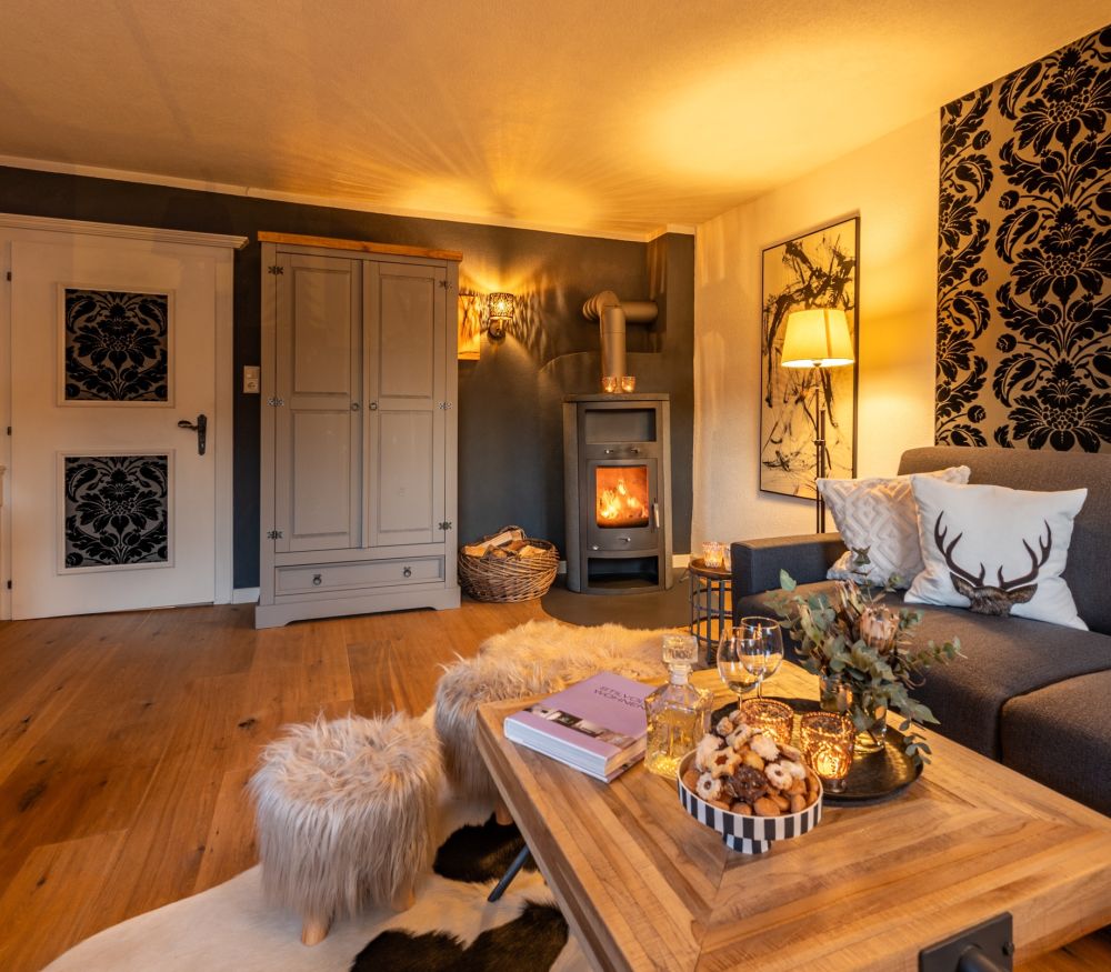 Wohnung Bergliebe mit Kaminofen